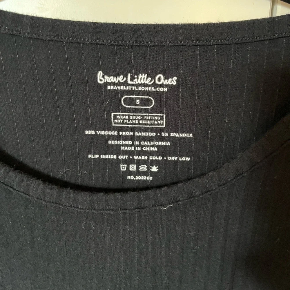 Women's Black Pajama Set - Picture 3 of 6